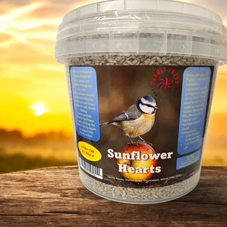 Wild Bird Seed Sunflower Hearts -5 Litre tub
