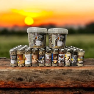 Wild Bird Seed Super Original Mix 5 litre Tub By Farmly Foods Includes FREE Bird Seed In A Can